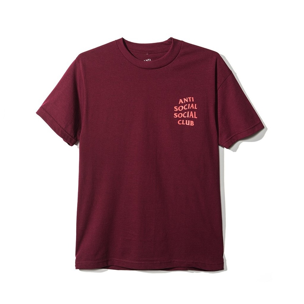 Anti Social Social Club Lost Feelies Tee Maroon
